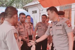 Kapolres Jeneponto Cek Peralatan Penanggulangan Bencana Posko Siaga Bencana