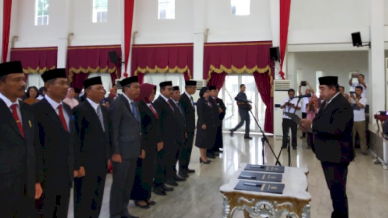 Nurdin Abdullah Mutasi Pejabat Eselon II, Ini Nama-namanya