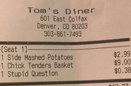 Restoran Ini Pasang Tarif Rp5 Ribu untuk Setiap Pertanyaan Bodoh