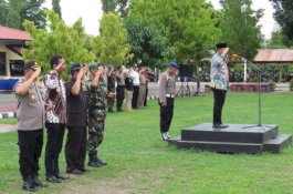 Bupati Wajo Pimpin Upacara Kesiapan Penanganan Bencana Alam