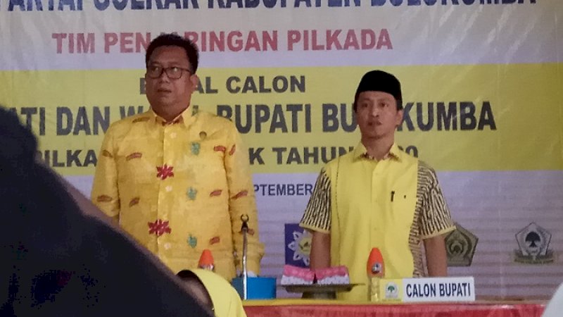Jamaluddin M Syamsir (kanan) bersama Andi Hamzah Pangki beberapa waktu lalu.