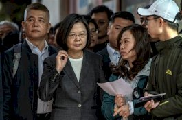 Tsai Ing-wen Ucapkan Pidato Kemenangan di Pilpres Taiwan