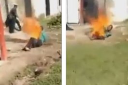 Dituduh Perkosa dan Bunuh Gadis 6 Tahun, Pria ini Dibakar Hidup-hidup oleh Warga