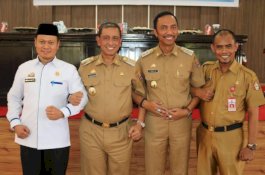 Bergandengan Tangan, Amran Mahmud Ajak Eksekutif Bangun Kabupaten Wajo