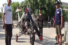 Kisah Perjuangan Chaerul, Montir Motor di Sulsel yang Sukses Bikin Pesawat Sendiri