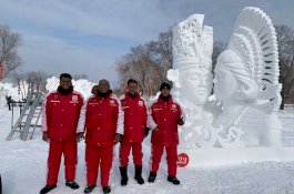 Keren, Indonesia Juara Kompetisi Patung Salju di Festival Es Harbin China
