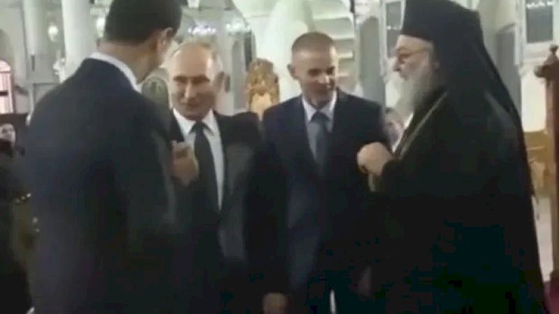 Putin dan Bashar al Assad Kedapatan Gosipi Trump Sambil Terkekeh