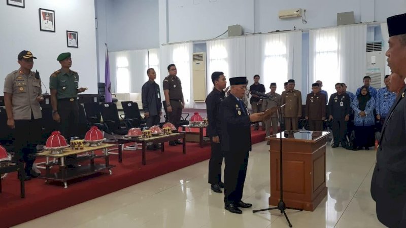 Resmi Bertugas, Inilah 15 Pejabat Baru Lingkup Pemkab Enrekang