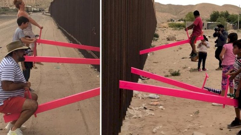 Perbatasan Amerika Serikat dengan Meksiko.