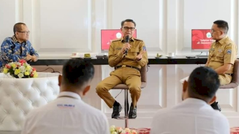Bersama Ilham Azikin, Gubernur Sulsel Bahas Pengembangan Industri di Bantaeng