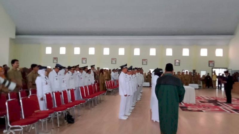 Bupati Wajo Lantik Pejabat Pengawas, Ini Nama-namanya