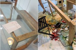 Darah di Mana-mana, Meja Kaca Meledak saat Makan Malam Hotpot