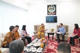 Temui Wagub Sulsel, Ini yang Dibahas Bersama USAID