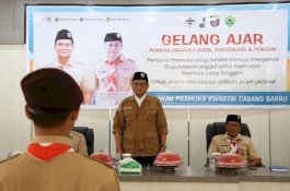 Gelang Ajar, Suardi Saleh Ingatkan Makna Keikhlasan kepada Pembina Pramuka