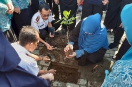 Kuatkan Identitas Kota Santri, PKK Parepare Inisiasi Penanaman Pohon Kurma