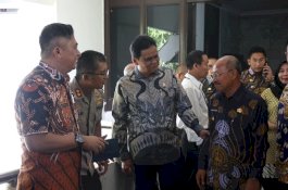 Bupati Barru Ikut Sambut Ketua KPK RI di Makassar