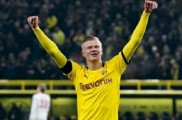 Luar Biasa, Erling Haaland Cetak Gol Tiap 11 Menit di Liga Jerman