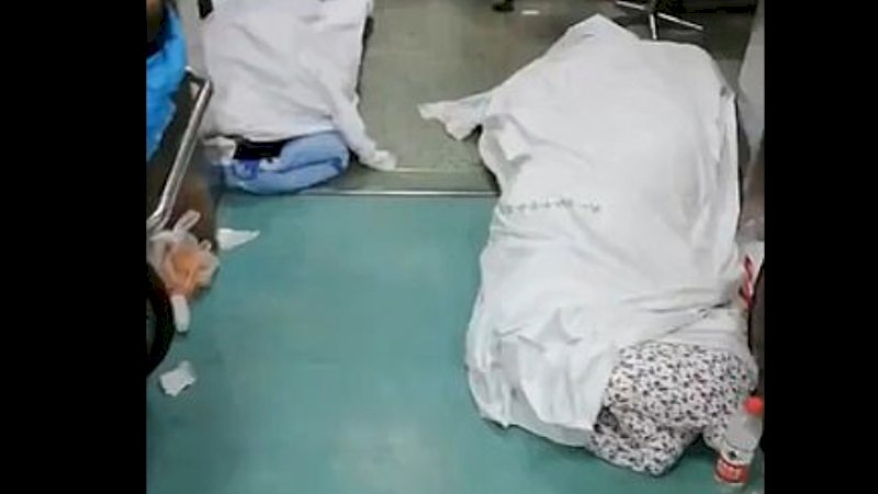 Mayat korban coronavirus di Wuhan.