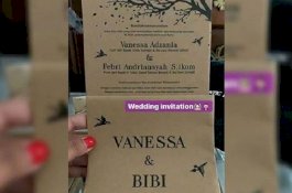 Beredar Undangan Resepsi Vanessa Angel, Nama Ayah Bibi Jadi Sorotan