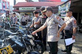 Cek Puluhan Randis, Kapolres Pelabuhan: Ini Amanah, Harus Dirawat baik-baik