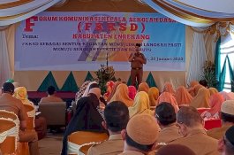 Buka FKKSD di Pasui, Muslimin Bando Beri Motivasi Ratusan Kepala SD Se-Enrekang