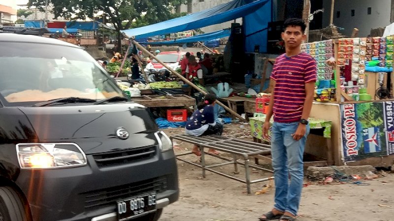 Imran, salah seorang anggota Satpol PP Gowa.