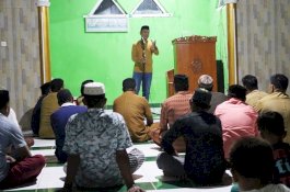 Ikut Gerakan Salat Berjamaah di Masjid, Syamsari Kitta Kultum di Desa Tompotana