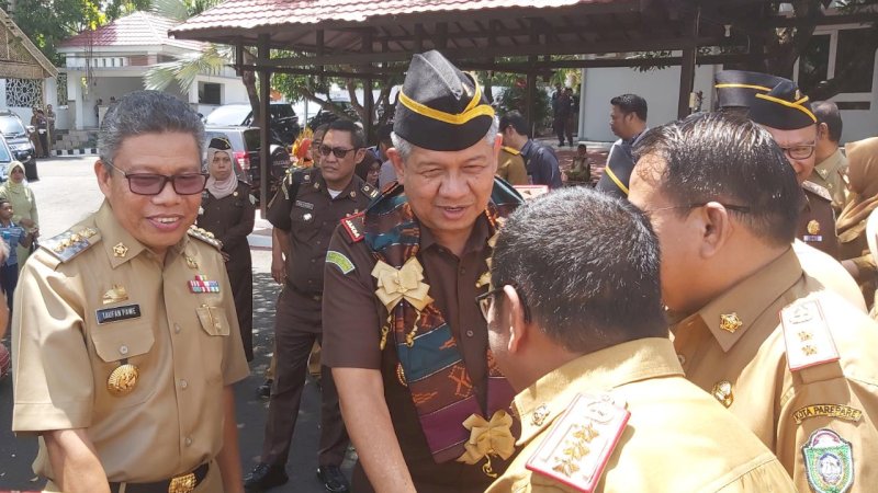 Disambut Taufan Pawe, Kajati Sulsel Kunker di Parepare