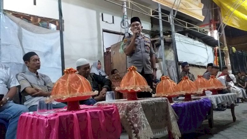 Hadiri Takziah Warga, Ini Pesan Kapolres Pelabuhan Makassar