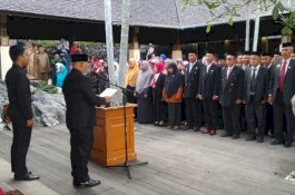 Sore-Sore di Villa Bambapuang, Bupati Enrekang Lantik 173 Kepala Sekolah
