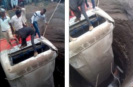 Bus Jatuh ke Sumur Setelah Menabrak Bajai, 27 Orang Tewas