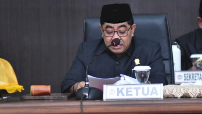 Ketua DPRD Gowa, Rapiudding Raping.