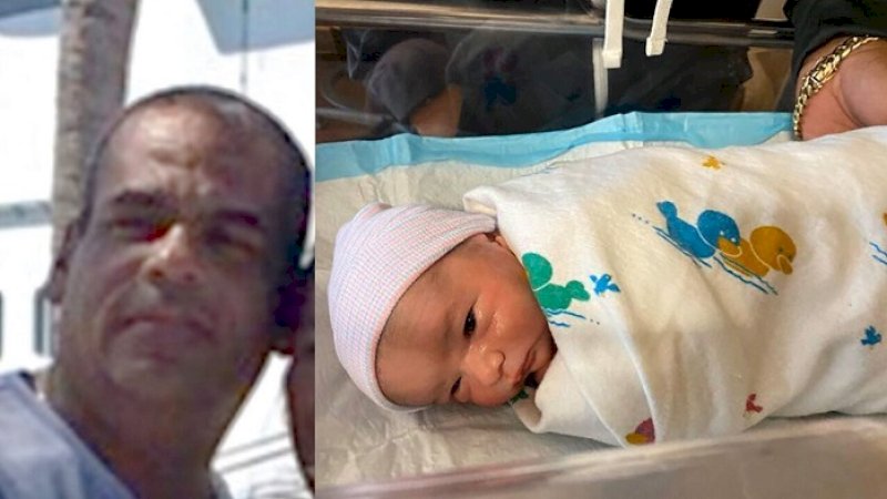 Bayi yang hilang dan ayahnya.