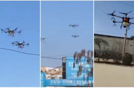 China Pakai Drone Semprotkan Desinfektan Buat Perangi Virus Corona