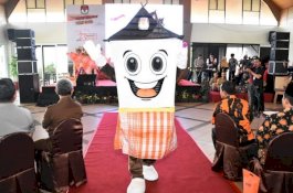 Maskot Balla Lompoa Ramaikan Pilkada Gowa