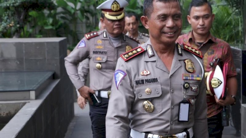 Halim Pagarra saat masih menjabat Dirlantas Polda Metro Jaya.