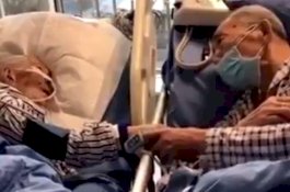 Viral: Pasangan Lansia Sama-sama Terinfeksi Corona, Ucap Selamat Tinggal di ICU