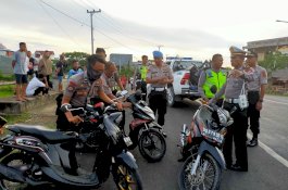 Kalah Lincah, 14 Motor Pelaku Balap Liar di Jeneponto Diamankan Polisi