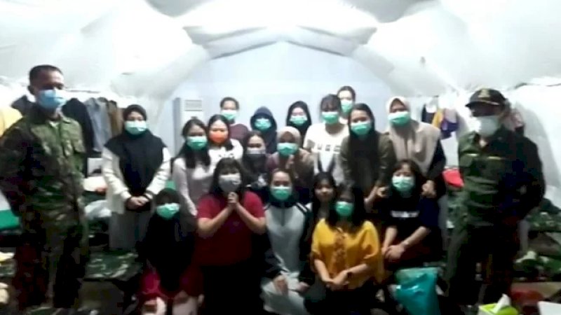 Kondisi WNI dari Wuhan di Natuna Sehat