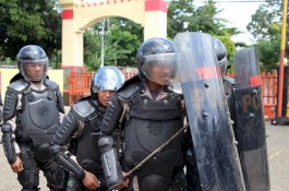 Mengintip Persiapan Brimob Bone BKO Pilkada Serentak di Sulsel