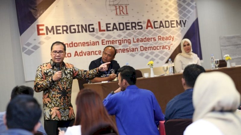 Danny Pomanto tampil sebagai keynote speaker pada Emerging Leaders Academy di Hotel Santika, Rabu (5/2/2020).