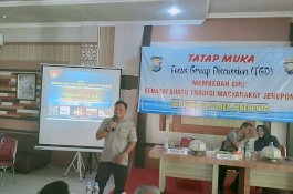 Polres Jeneponto Gelar FGD tentang Tradisi Siri', Cegah Aksi Main Hakim Sendiri