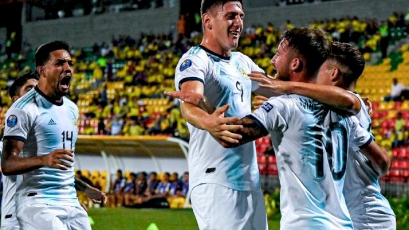 Tim Argentina U-23 memastikan lolos ke Olimpiade Tokyo 2020.