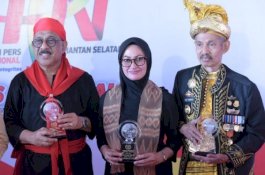 Disaksikan Presiden, Bupati Luwu Utara Terima Penghargaan Anugerah Kebudayaan PWI Pusat