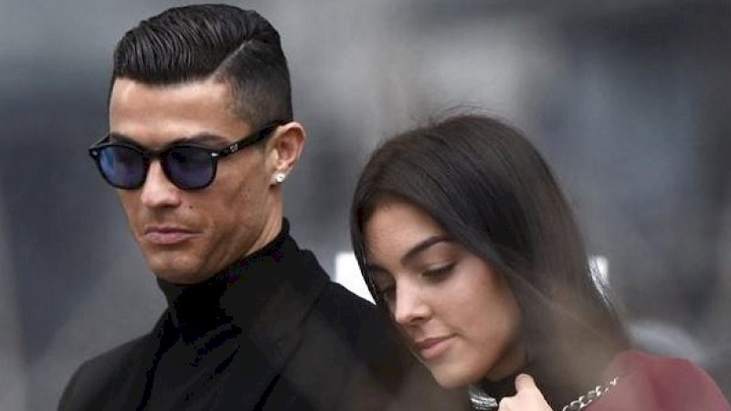 Cristiano Ronaldo dan Georgina Rodriguez. (Foto: AFP)