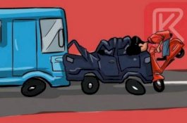 Dibonceng Ibu, Siswi SMP Tewas Terlindas Truk saat Berangkat Sekolah