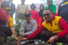 Polri Tanam 2.000 Bibit Pohon, Wawali Kota Parepare: Harus Didukung