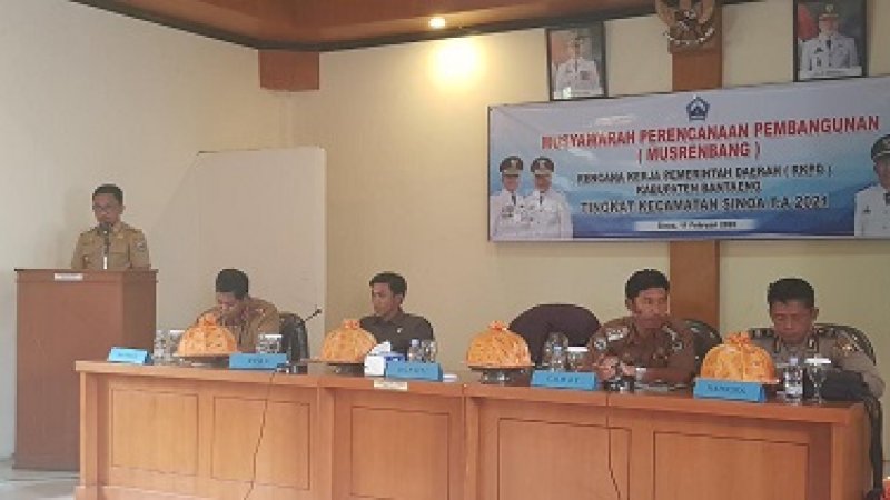 Musrenbang Kecamatan Sinoa, Bupati Bantaeng Ingatkan Birokrasi Melayani