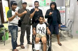 Cippe Tersungkur Usai Betisnya Ditembus Peluru Polres Bulukumba karena Curi Motor