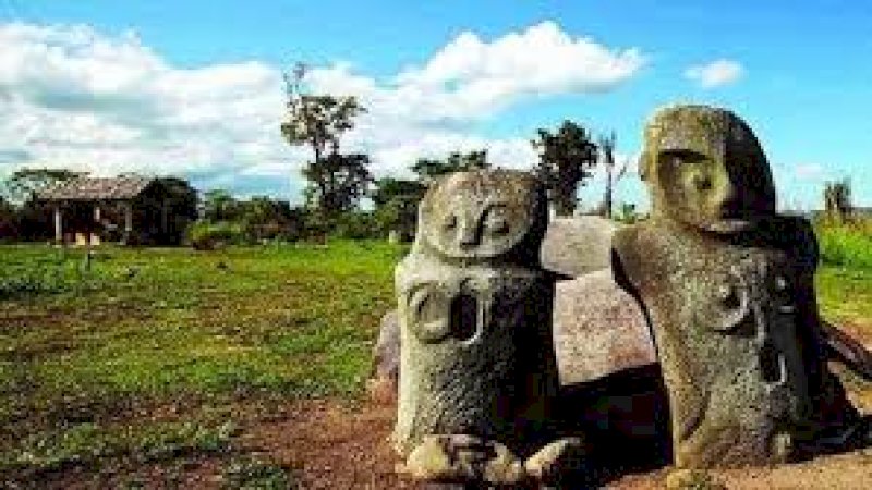 Tim Arkeolog Teliti Patung Temuan Kuli Bangunan di Pinrang